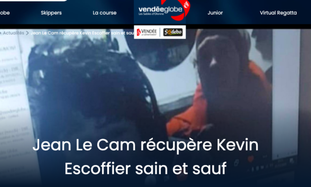 Vendée Globe : Jean Le Cam a récupéré à son bord Kevin Escoffier, skipper de PRB