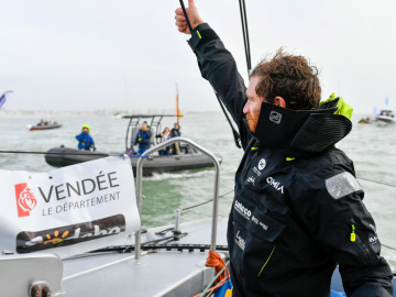 Vendée Globe : Benjamin Dutreux, soutenu notamment par Emyn est arrivé 9è