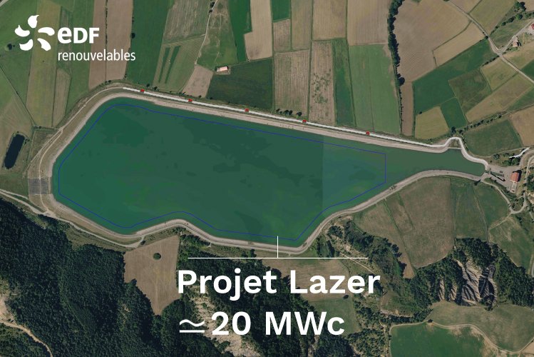 EDF Renouvelables lance la construction de sa première centrale photovoltaïque flottante en France