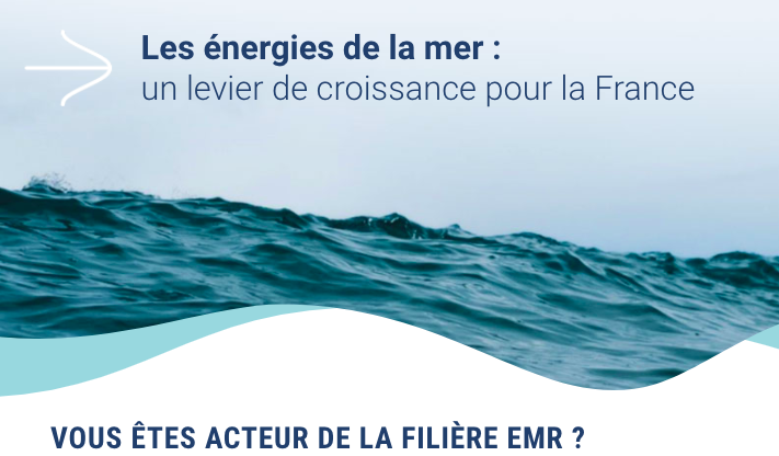 L’Observatoire (de l’emploi) des énergies de la mer : Avez-vous répondu à l’enquête ?