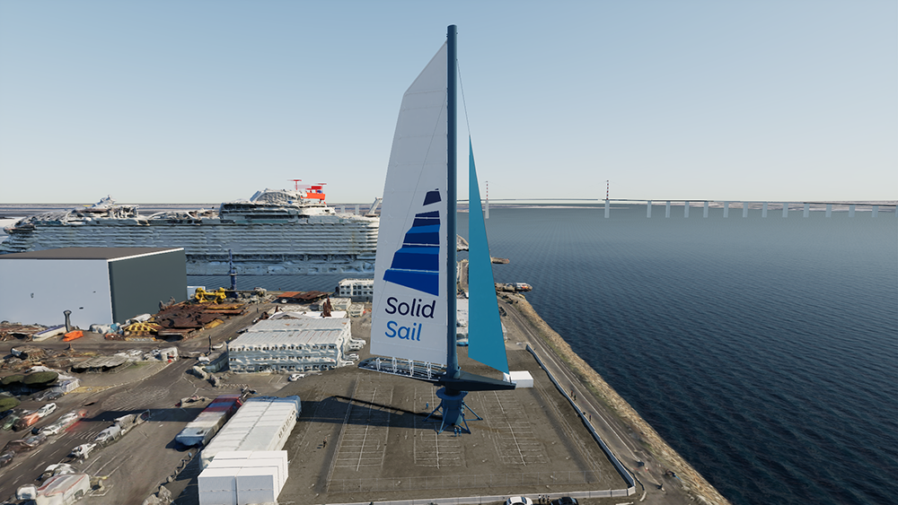 SolidSail : La voile rigide conçue par Chantiers de l’ Atlantique sera construite dans le Morbihan