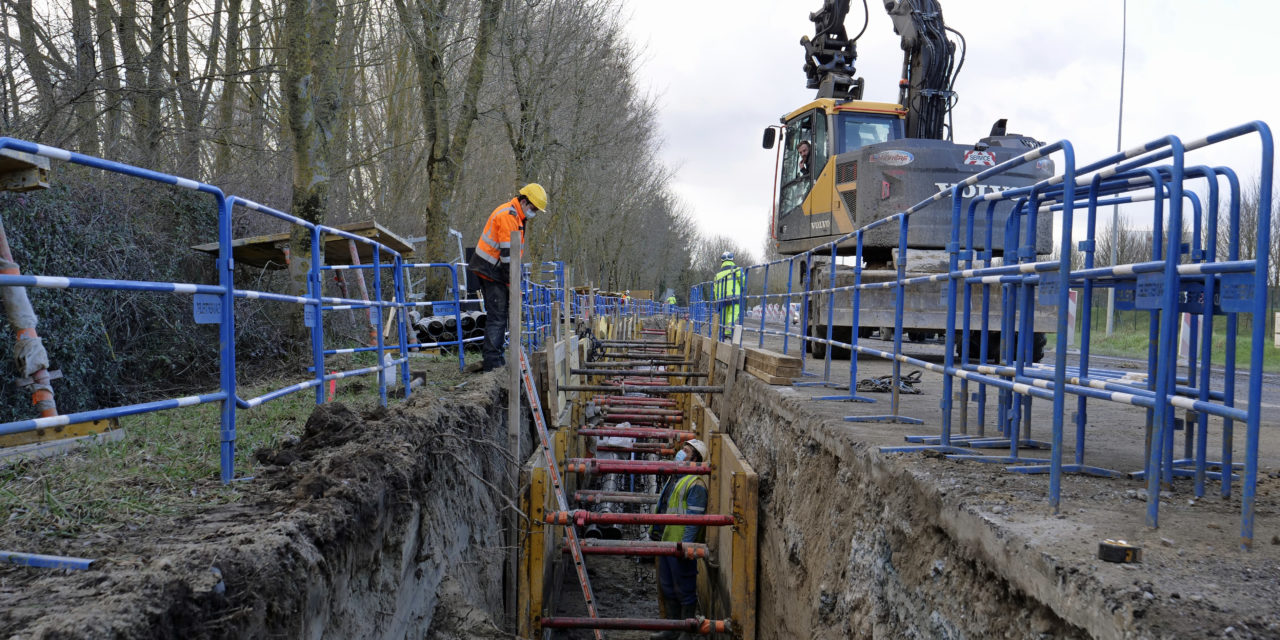 Début des travaux pour le raccordement du futur parc offshore du Calvados