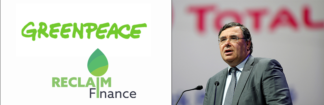 Total répond à Greenpeace et Reclaim Finance
