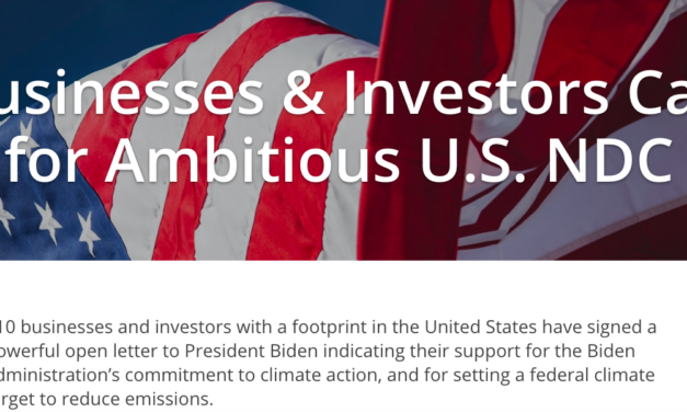 Climat : Mobilisation 300 entreprises américaines avant le sommet (virtuel) du Président Biden