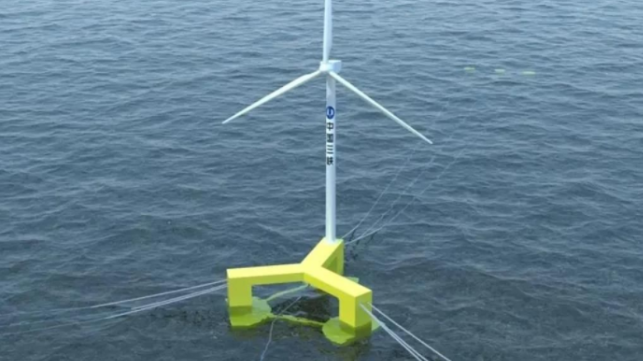 La première éolienne offshore flottante de Chine sort de la chaîne de production