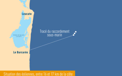 Ferme pilote : « Les éoliennes flottantes du Golfe du Lion (EFGL) » au large de Leucate