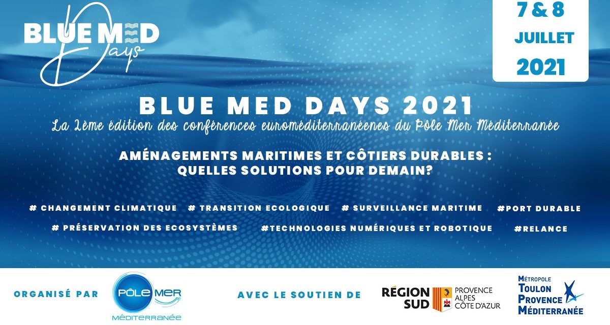 Blue Med Days du Pôle mer Méditerranée en digital
