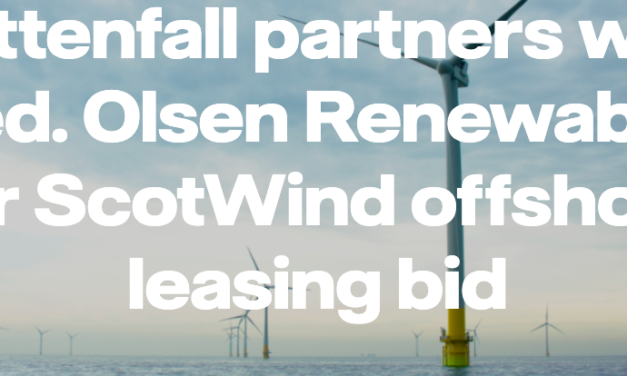 Fred. Olsen Renewables et Vattenfall deviennent partenaires pour les appels d’offres Scotwind