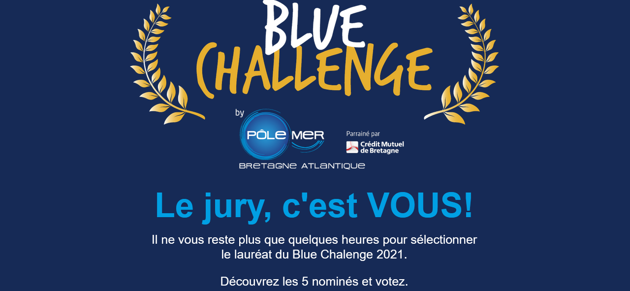 5 projets pour le Blue Challenge : dernier jour pour voter