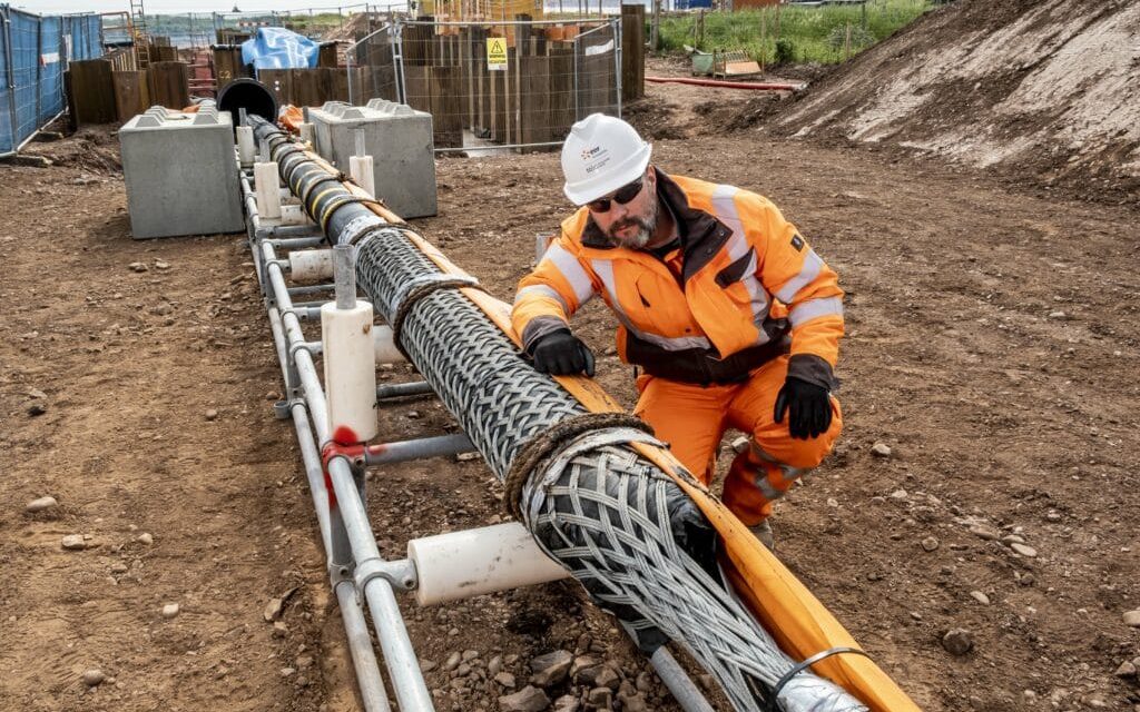 1er câble installé à Neart na Gaoithe détenu par EDF Renewables et ESB