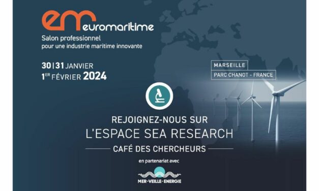 Euromaritime 2024 : espace SEA-Research « Café des chercheurs » du 30 janvier au 1er février 2024