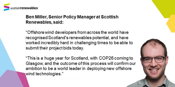 Le round ScotWind pourrait atteindre 100 000  £ ($137 810) par km²