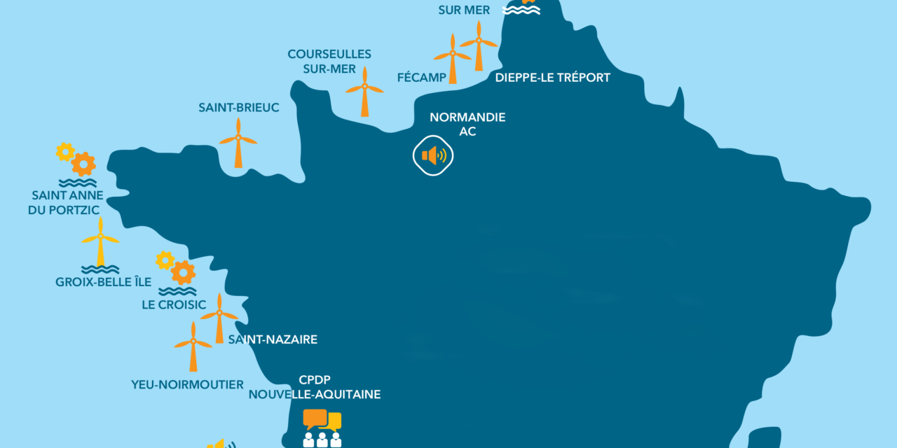 Rencontre avec les équipes de 2 parcs éoliens en mer en Manche et en Atlantique