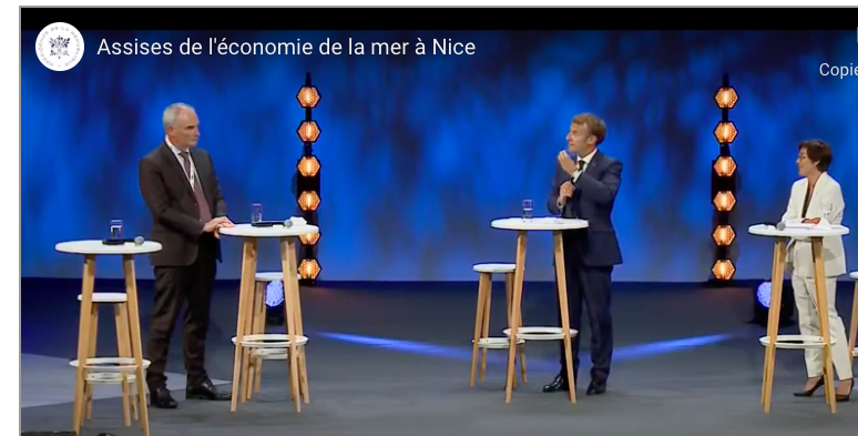 Emmanuel Macron aux Assises de la Mer : EMR, ayez une logique de filière !