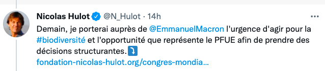 Le Congrès mondial de la nature en attente de concrétisation avant la COP26