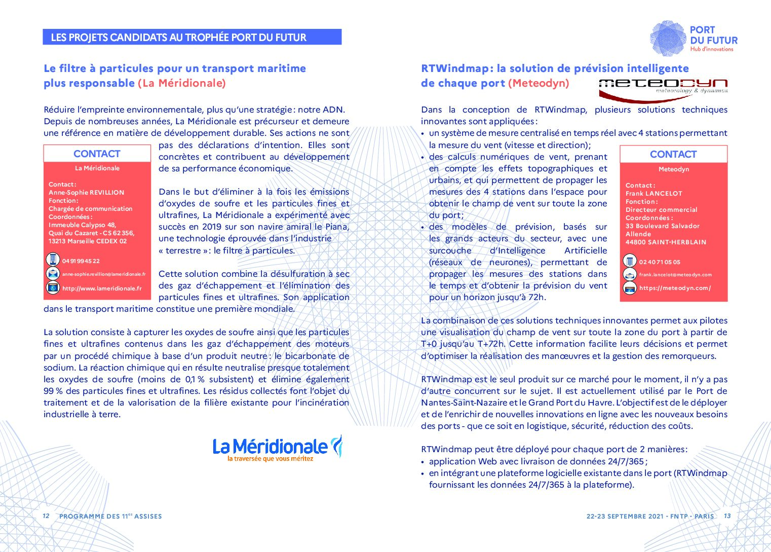 Découvrez les candidats au trophée Port du Futur