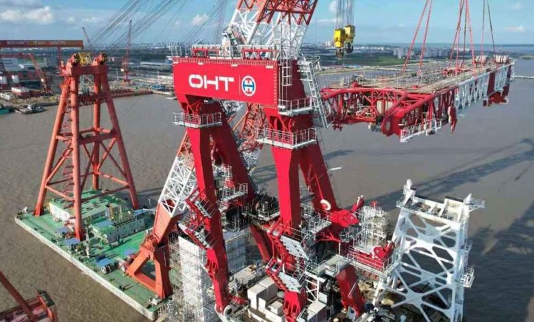 Incident de grue sur le Alfa Lift