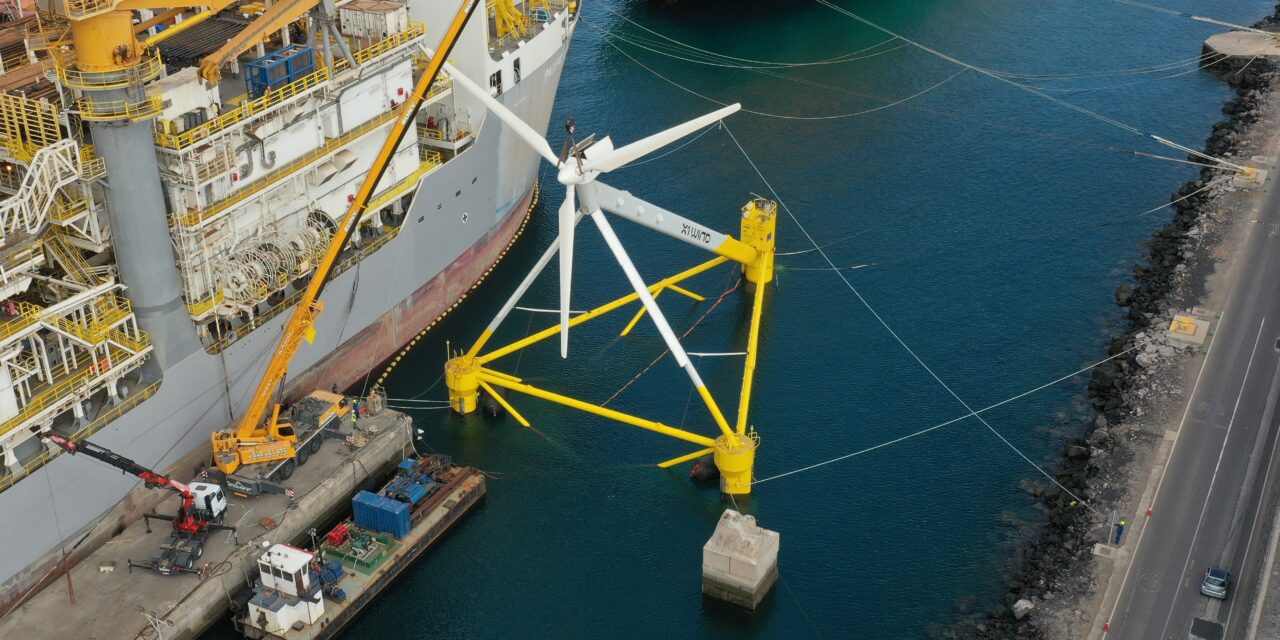 X1 Wind, l’éolienne flottante à configuration sous le vent bientôt prête