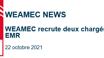 WEAMEC recrute deux chargé(e)s de projet EMR