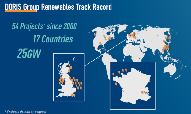 DORIS diversifie son offre dans les renouvelables avec son produit NereWind™