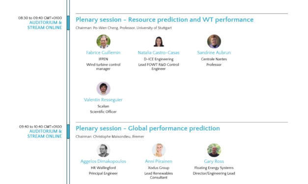 Dernière journée de FOWT 2021 : Les séances plénières « Recherche » et les visites techniques