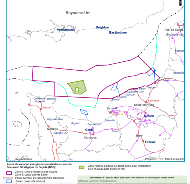 AO4 Parc Eolien en mer Normandie : la Commission européenne donne son accord pour le financement