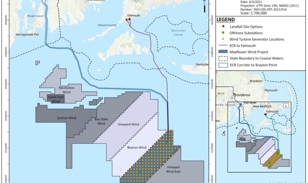 Ocean Winds a conclu un contrat d’achat pour Mayflower Wind Energy LLC