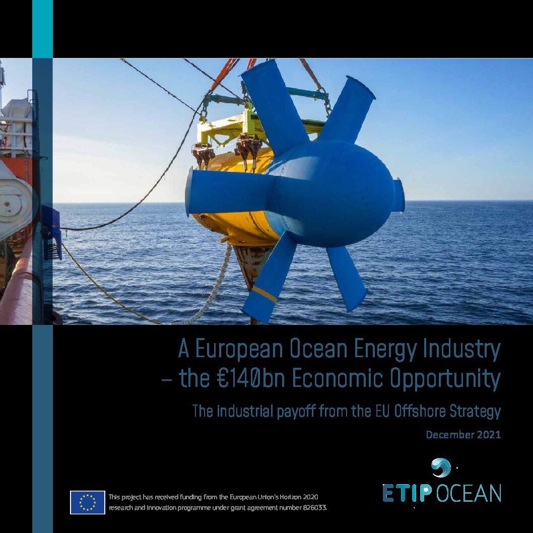 Le rapport ETIP Ocean montre les avantages économiques et sociaux de l&rsquo;énergie océanique