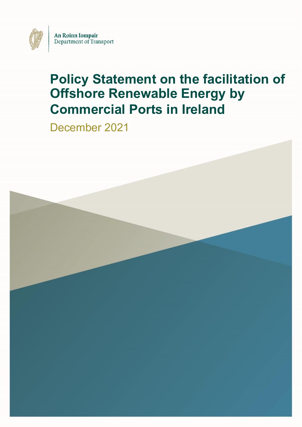 Irlande mise sur les ports pour développer les EMR