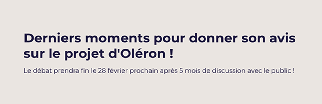 Ne manquez pas les dernières réunions du débat public Nouvelle-Aquitaine.