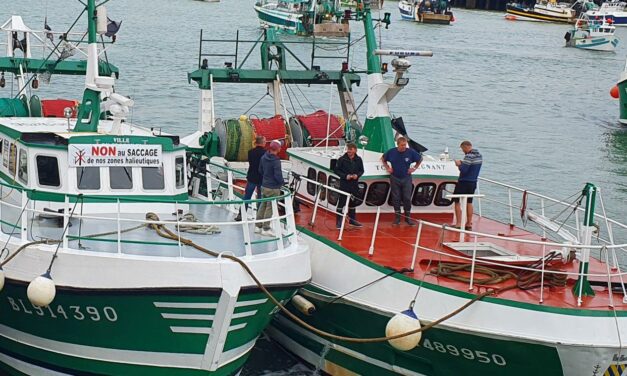 Manifestation contre les éoliennes en mer en Manche-mer du Nord : Condamnation, mais pas de suspension du permis de pêcher