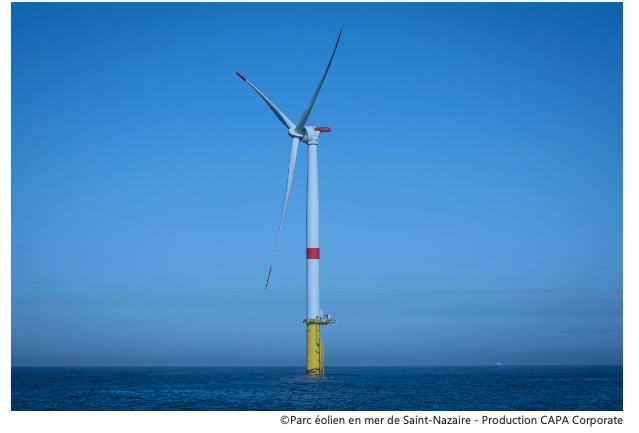 Retour sur la pose de la 1ère éolienne française fixes et les câbles de raccordement du Parc éolien en mer de Saint-Nazaire