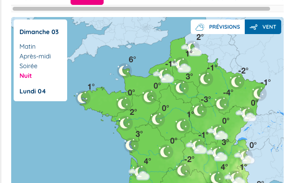 France, baisse des températures = Ecowatt activé