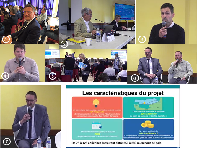 Vidéos et PDF de la conférence « Environnement » de la Concertation préalable  Centre Manche 2 du 5 mai 2022