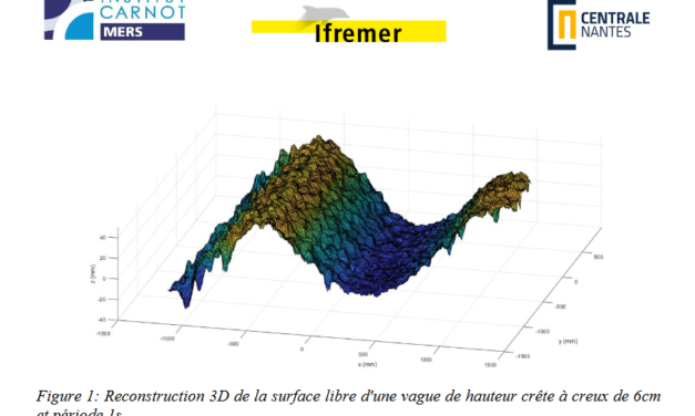 Ifremer : un CDD Ingénieur de recherche pour la « Mesure haute résolution de champs de vagues en bassin d’essai par stéréo-vidéo »