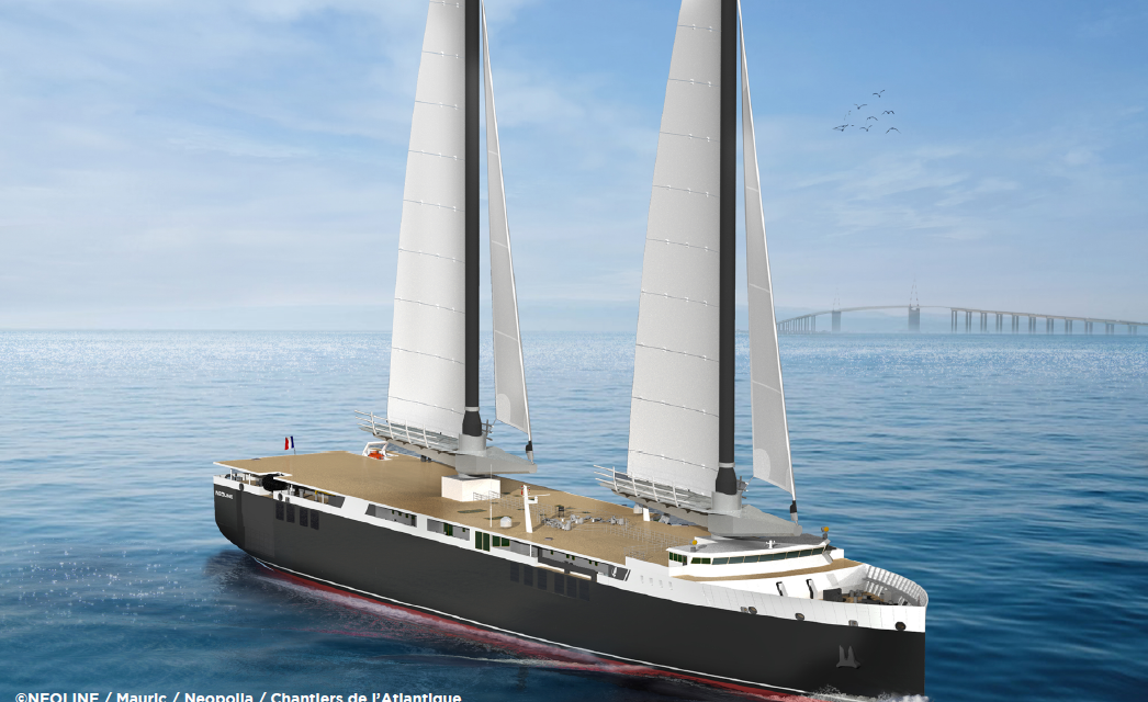 La voile Solid Sail des Chantiers de l’Atlantique va équiper le futur navire de Neoline