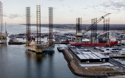 C-Bed utilisera le port danois d’Esbjerg comme port de base pour les parcs de DanTysk et SandBank