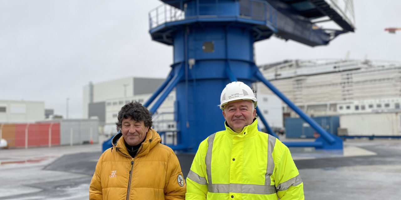 La voile Solid Sail des Chantiers de l&rsquo;Atlantique va équiper le futur navire de Neoline