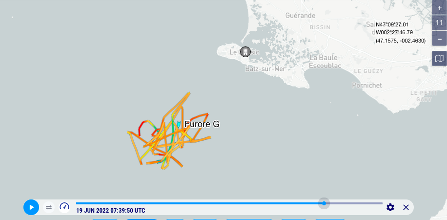 Le navire de surveillance attaché au parc éolien en mer de Guérande a participé à un sauvetage
