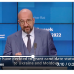 Les Vingt-Sept accordent à l’Ukraine et à la Moldavie le statut de candidat à l’UE