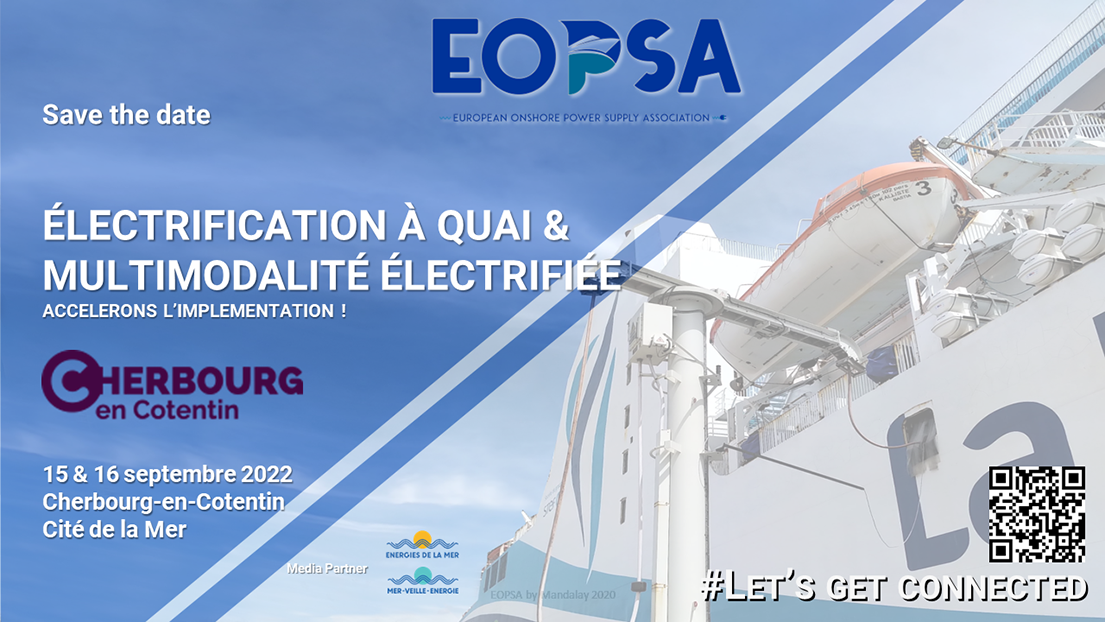 Colloque sur l’électrification à quai des ports maritimes et fluviaux à Cherbourg sur Cotentin