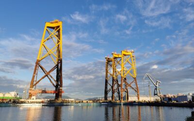 Les premières fondations du parc éolien en mer de Saint-Brieuc pourraient faire escale au Port de Brest