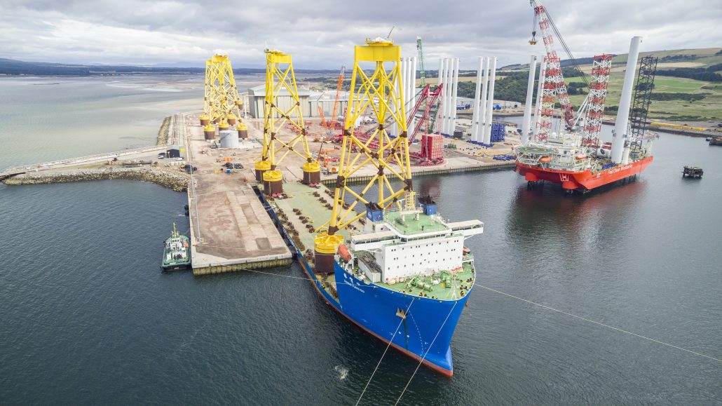 Highlands en ligne pour une installation de fabrication multi-produits pour les énergies renouvelables offshore