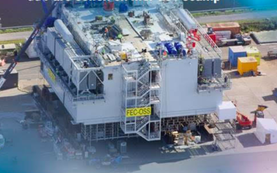 La sous-station électrique destinée au parc éolien en mer de Fécamp partira des Chantiers de l’Atlantique le 24 juin