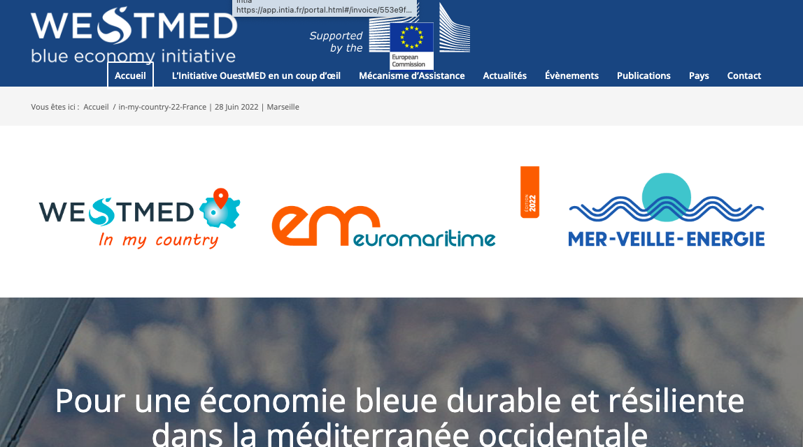 euromaritime Jour 1 ! A l’heure des programmes européens avec Sea Research