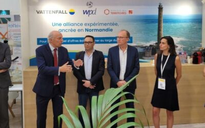 Vattenfall, wpd et la Banque des Territoires signent avec Sotraban le cluster d’entreprises normandes