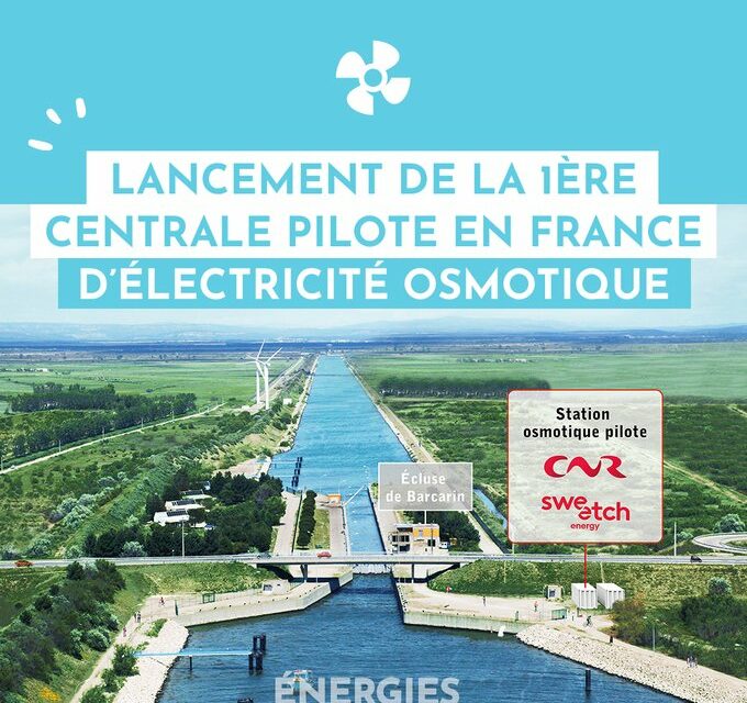 Une centrale osmotique pilote en Camargue