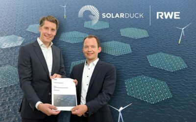 RWE et SolarDuck s’associent pour développer du solaire flottant offshore
