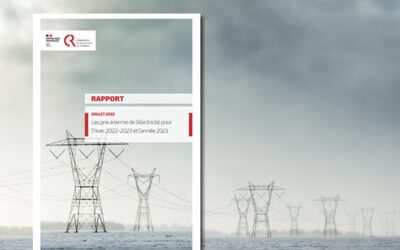 La CRE publie son rapport sur « Les prix à terme de l’électricité pour l’hiver 2022-2023 et l’année 2023 »