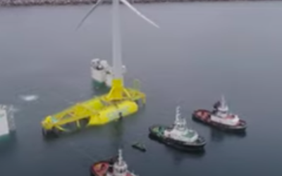 L’éolien flottante DemoSATH est mise à l’eau